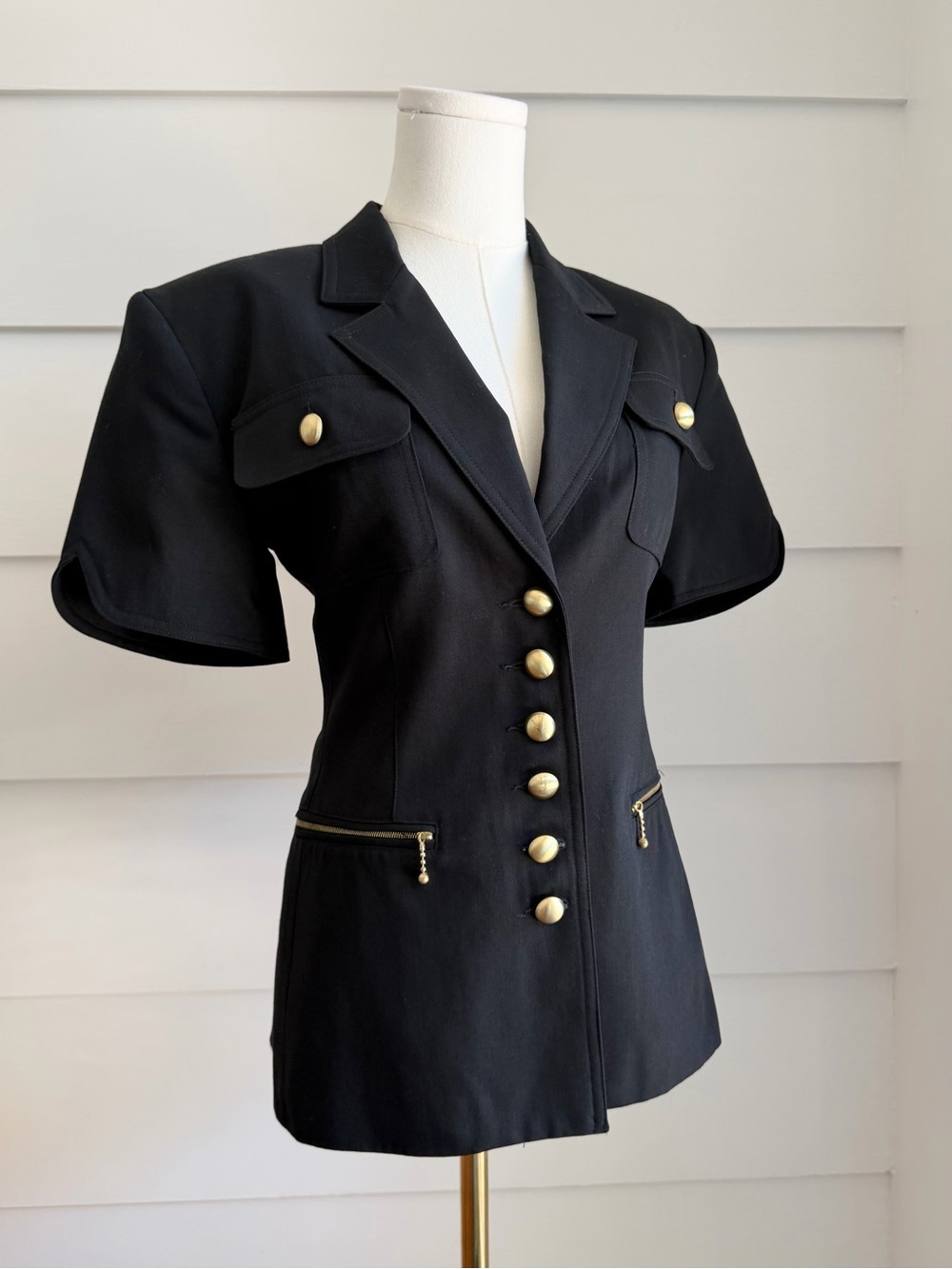 Vintage Georges Marciano Short Sleeve Blazer Jacket - Picture 2 of 9